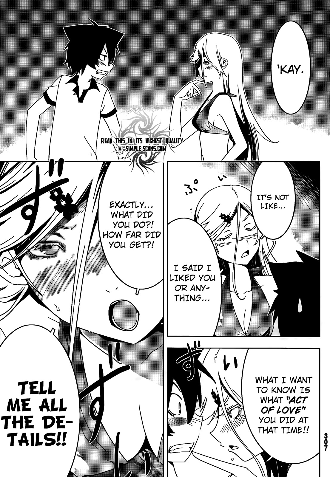 Sankarea Chapter 22 page 8 - Chapter 22: I... Made... + The Descent +