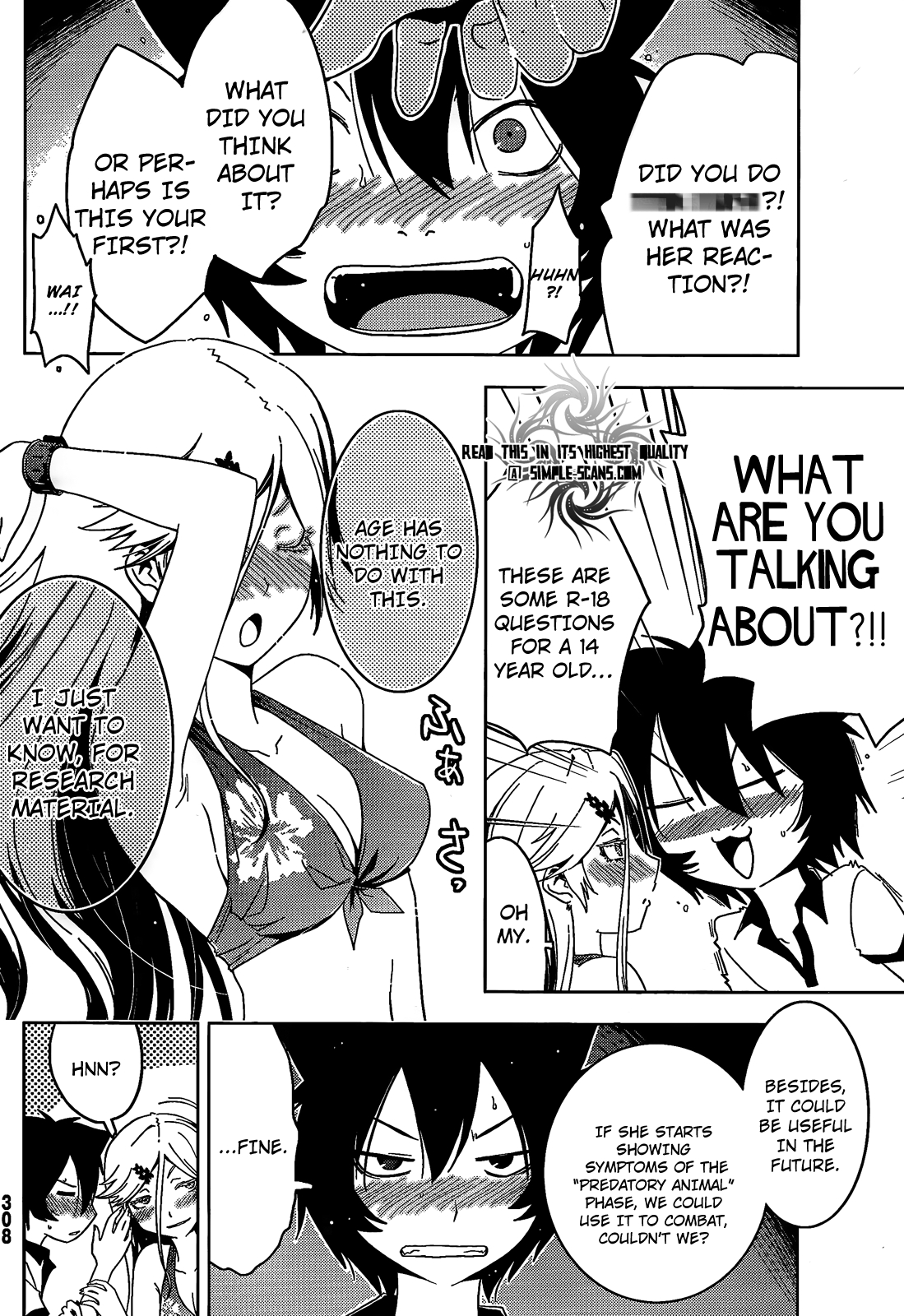 Sankarea Chapter 22 page 9 - Chapter 22: I... Made... + The Descent +