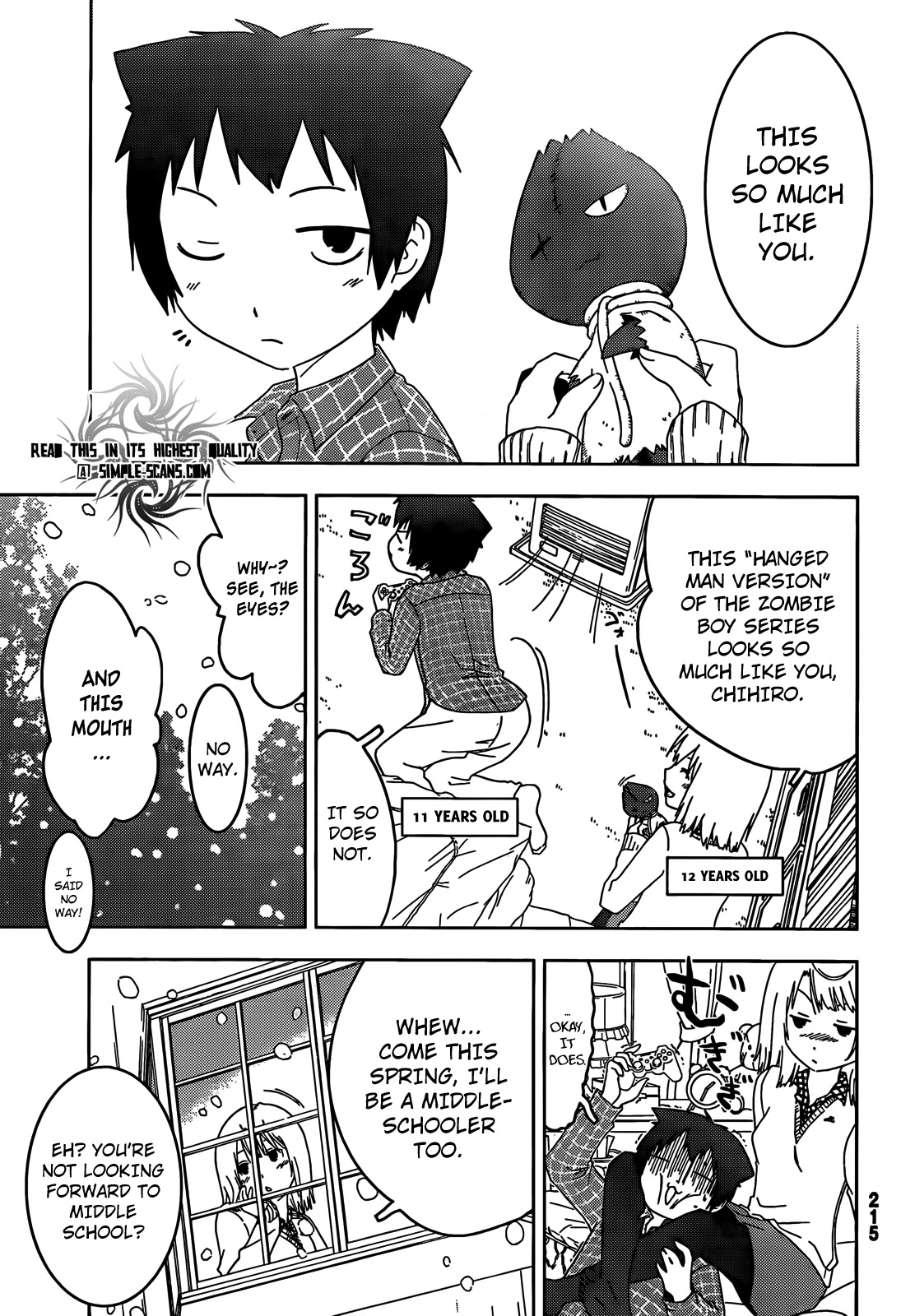 Sankarea Chapter 24 page 12 - Chapter 24: Even If… Unrequited Love… + Bio Zombie +