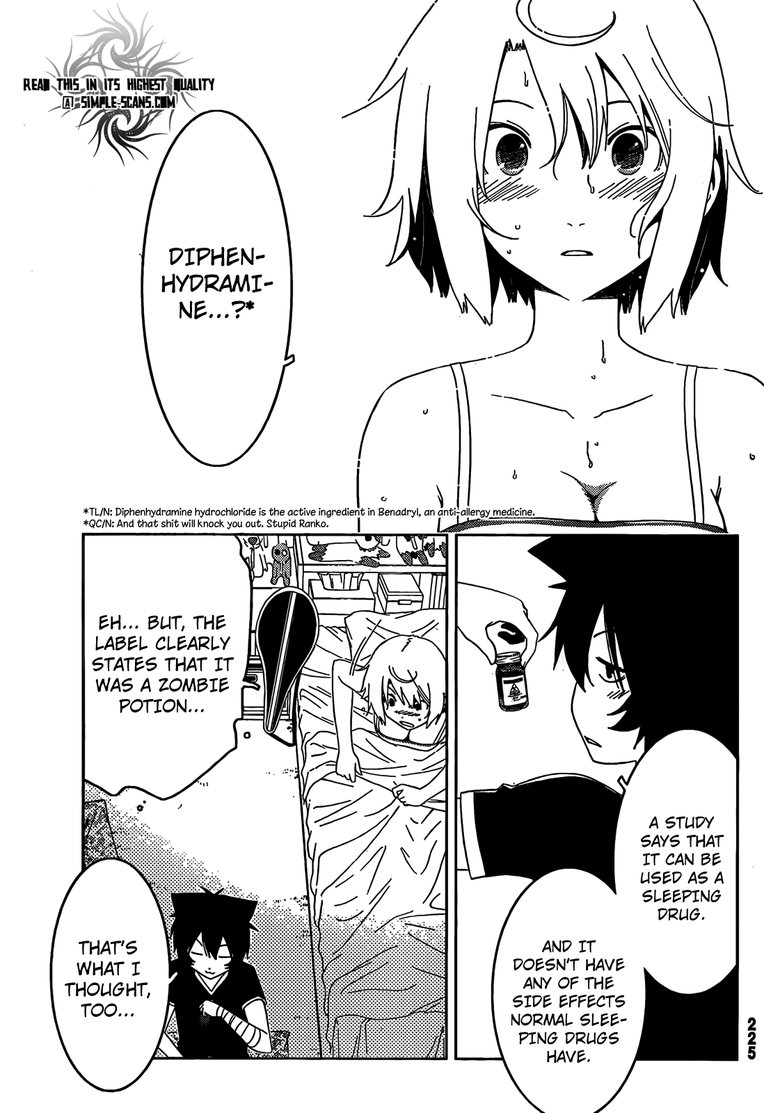 Sankarea Chapter 24 page 22 - Chapter 24: Even If… Unrequited Love… + Bio Zombie +