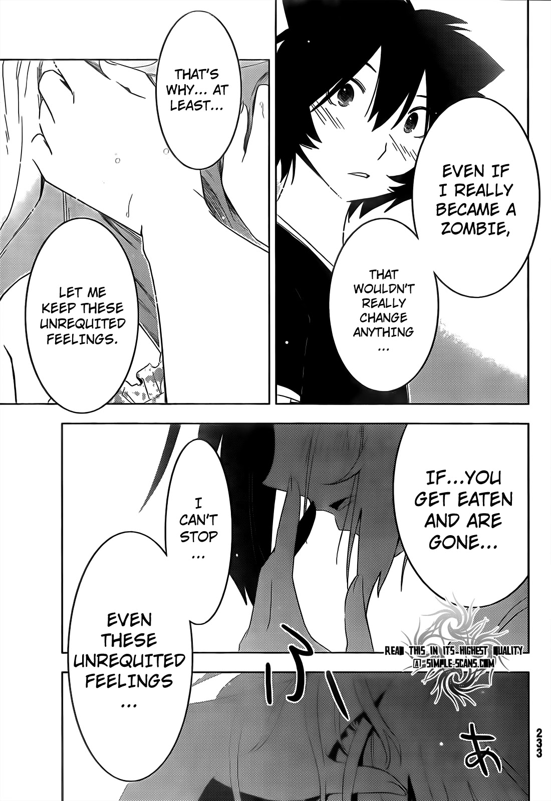 Sankarea Chapter 24 page 30 - Chapter 24: Even If… Unrequited Love… + Bio Zombie +