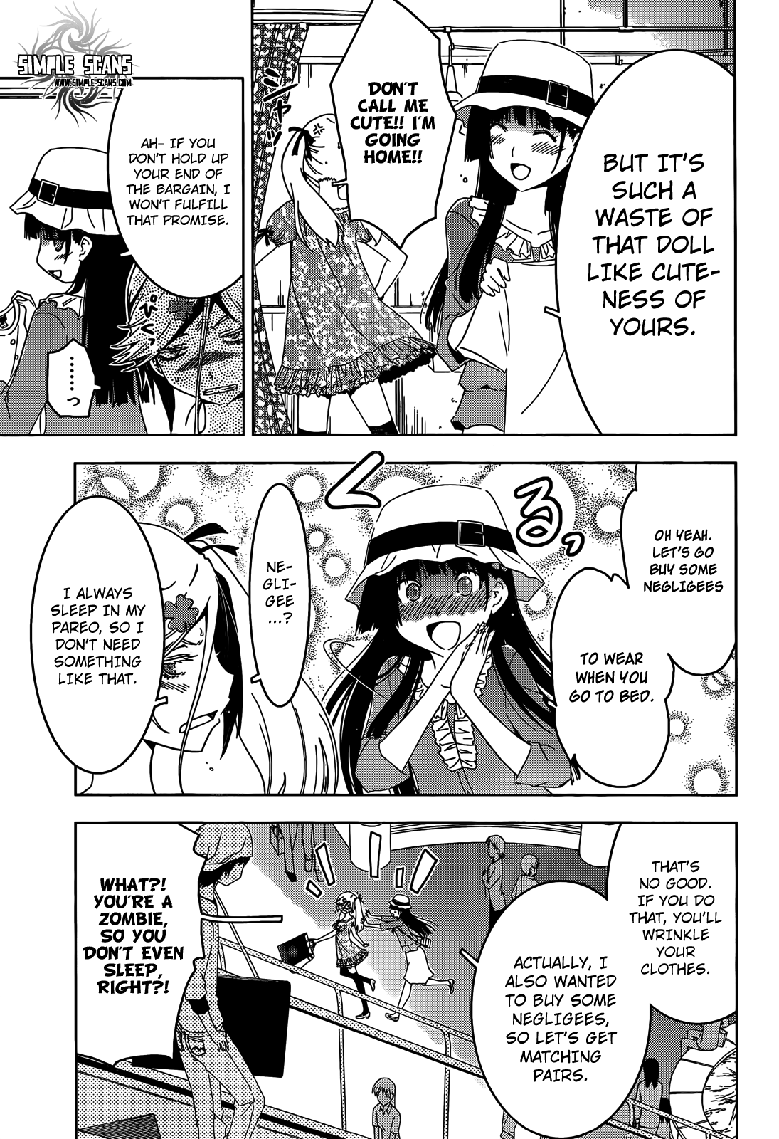 Sankarea Chapter 25 page 14 - Chapter 25: Fri...ends... + Zombio +