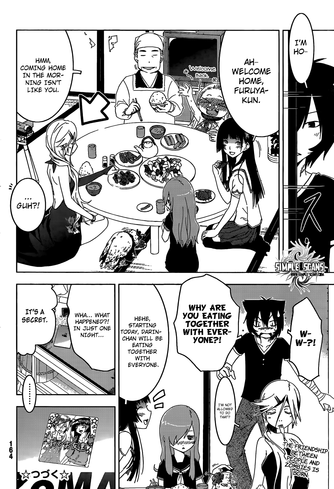 Sankarea Chapter 25 page 22 - Chapter 25: Fri...ends... + Zombio +