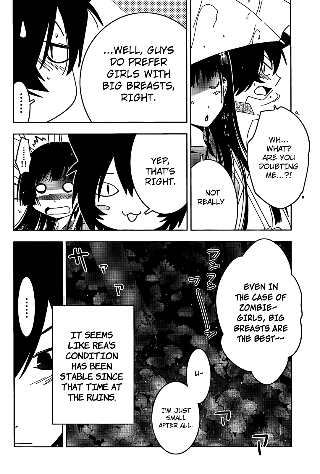 Sankarea Chapter 26 page 7 - Chapter 26: A Zombie's... Instinct... + Pet Sematary Two +