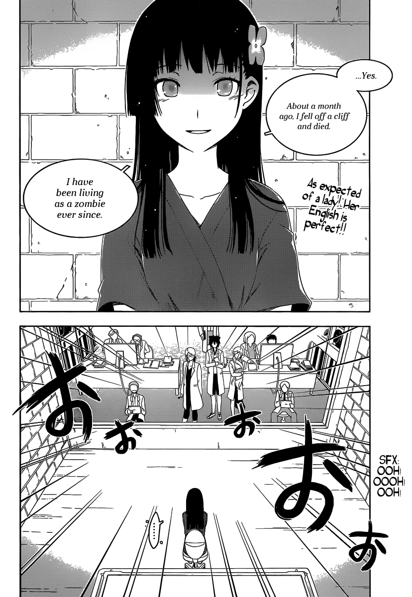 Sankarea Chapter 32 page 3 - Chapter 32: Not Yet... + Zombieland +