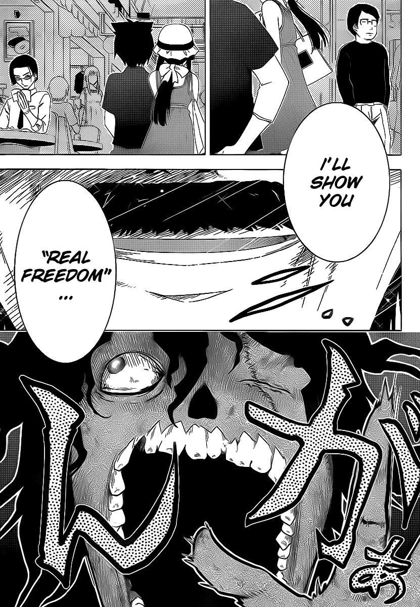 Sankarea Chapter 7 page 14 - Chapter 7: Fake... Freedom... + Dawn of the Dead +