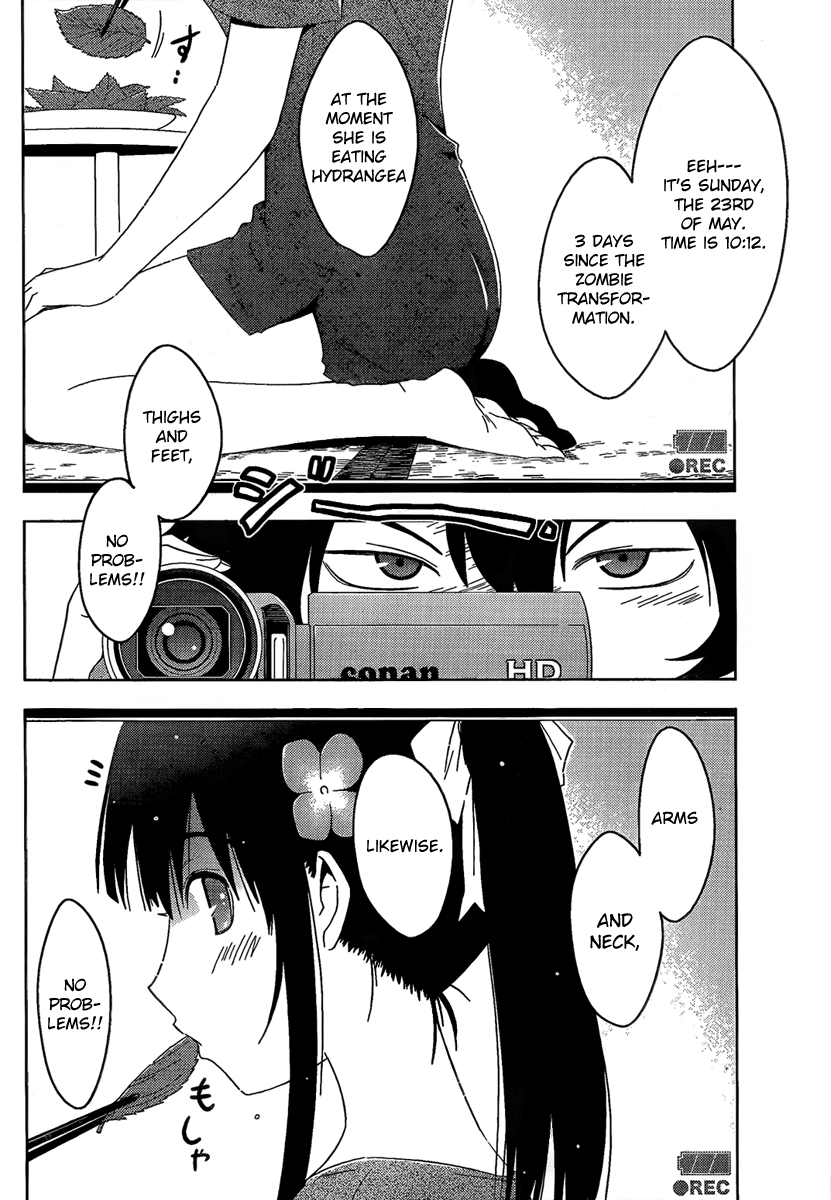 Sankarea Chapter 7 page 3 - Chapter 7: Fake... Freedom... + Dawn of the Dead +