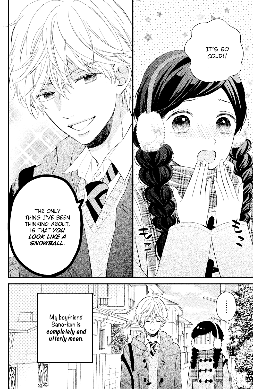 Sano, You are Meanie! Chapter 3 page 4 - Chapter 3: A mid-winter date isn't sweet