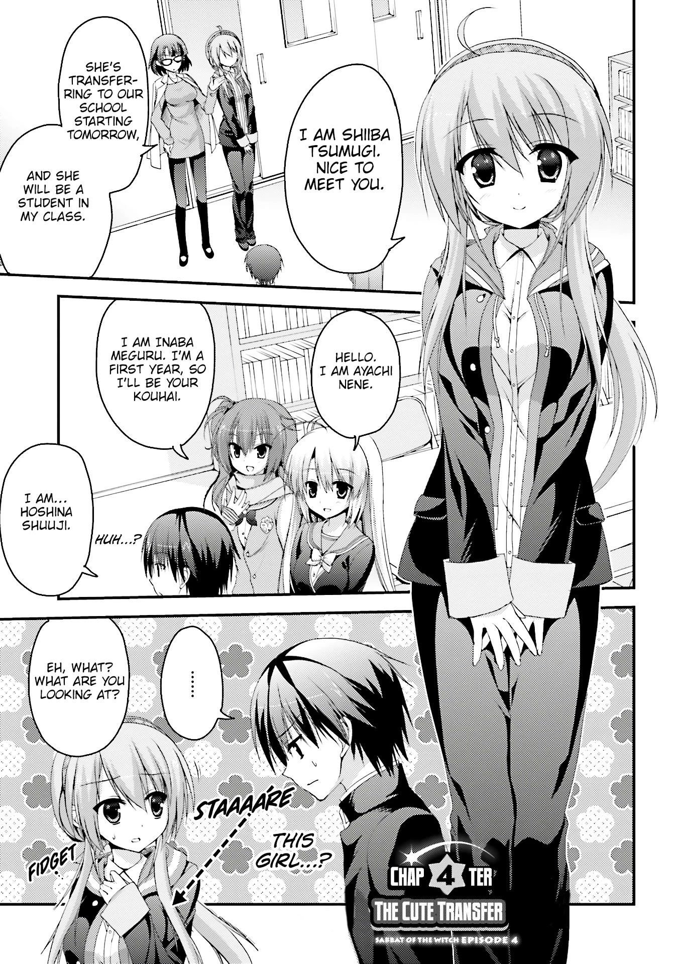 Sanoba Witch Chapter 4 page 2 - Chapter 4: The cute Transfer