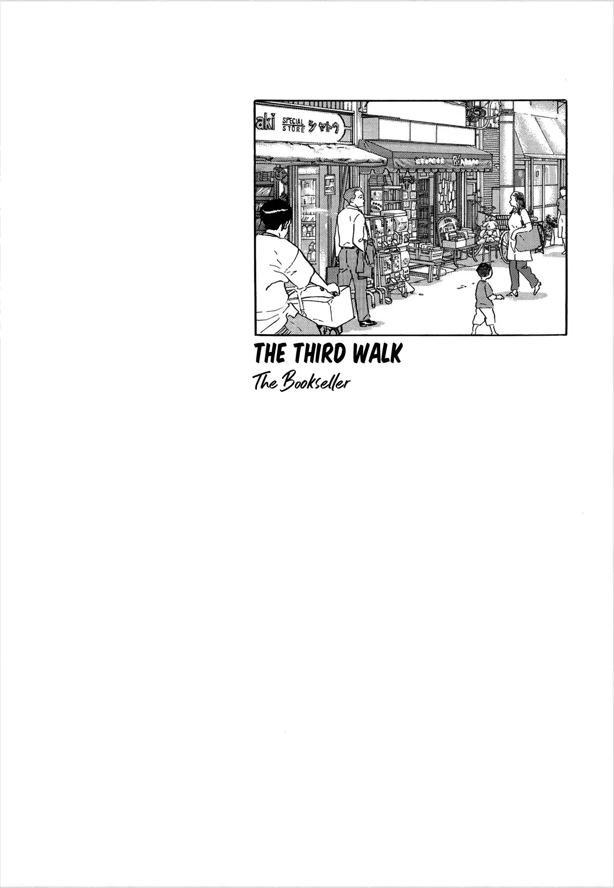 Sanpo Mono Chapter 3 page 1 - Chapter 3: The Bookseller