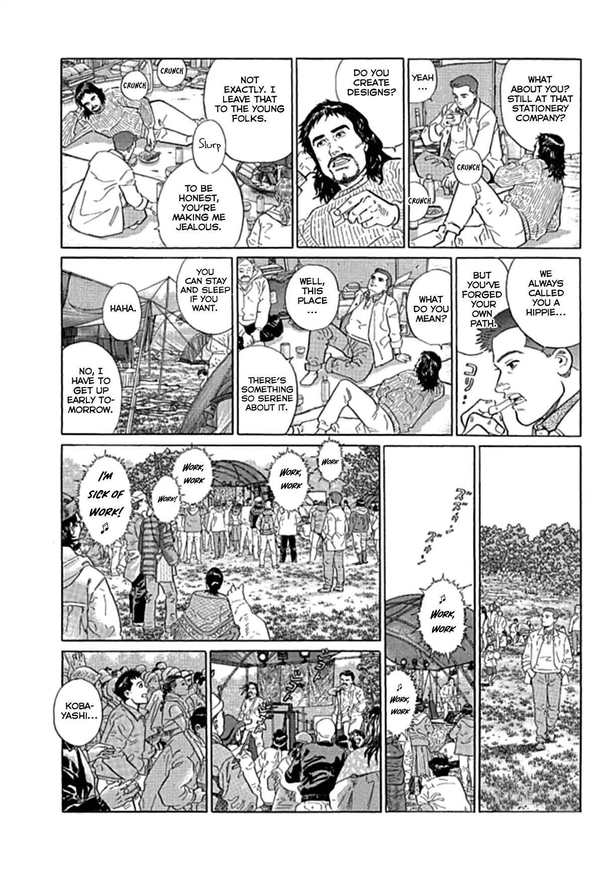 Sanpo Mono Chapter 4 page 8 - Chapter 4: The Hippie Festival