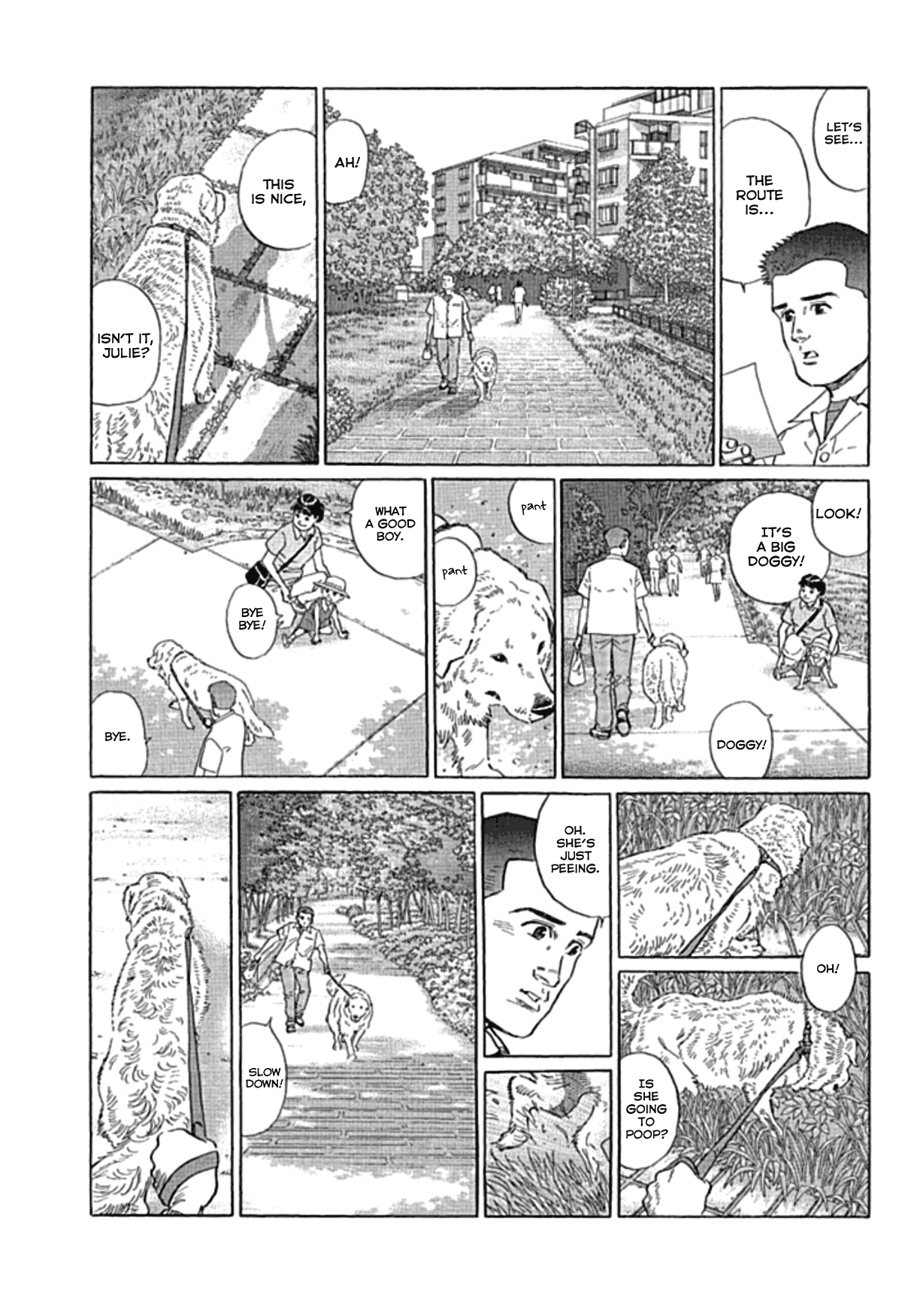 Sanpo Mono Chapter 6 page 4 - Chapter 6: The Dog and the Ball