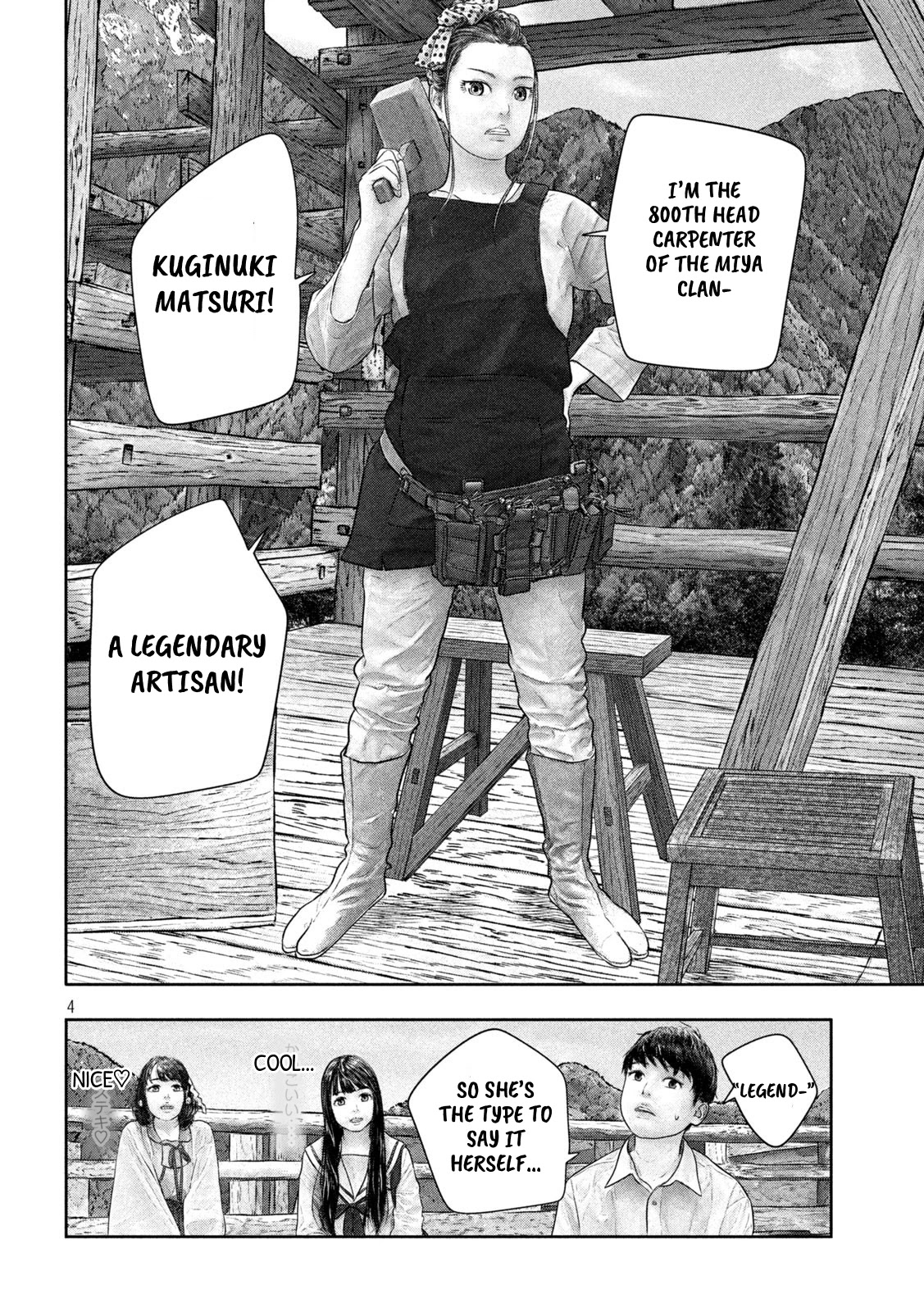 Sanzennenme no kami taiou Chapter 38 page 4 - Chapter 38: The spirit of a true artisan
