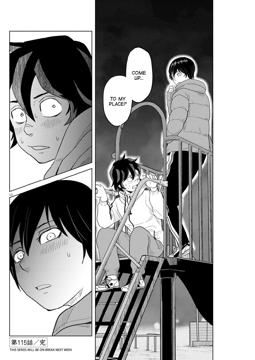 Saotome Girl, Hitakakusu Chapter 115 page 13 - Chapter 115: Saotome Senshu, Stopping by