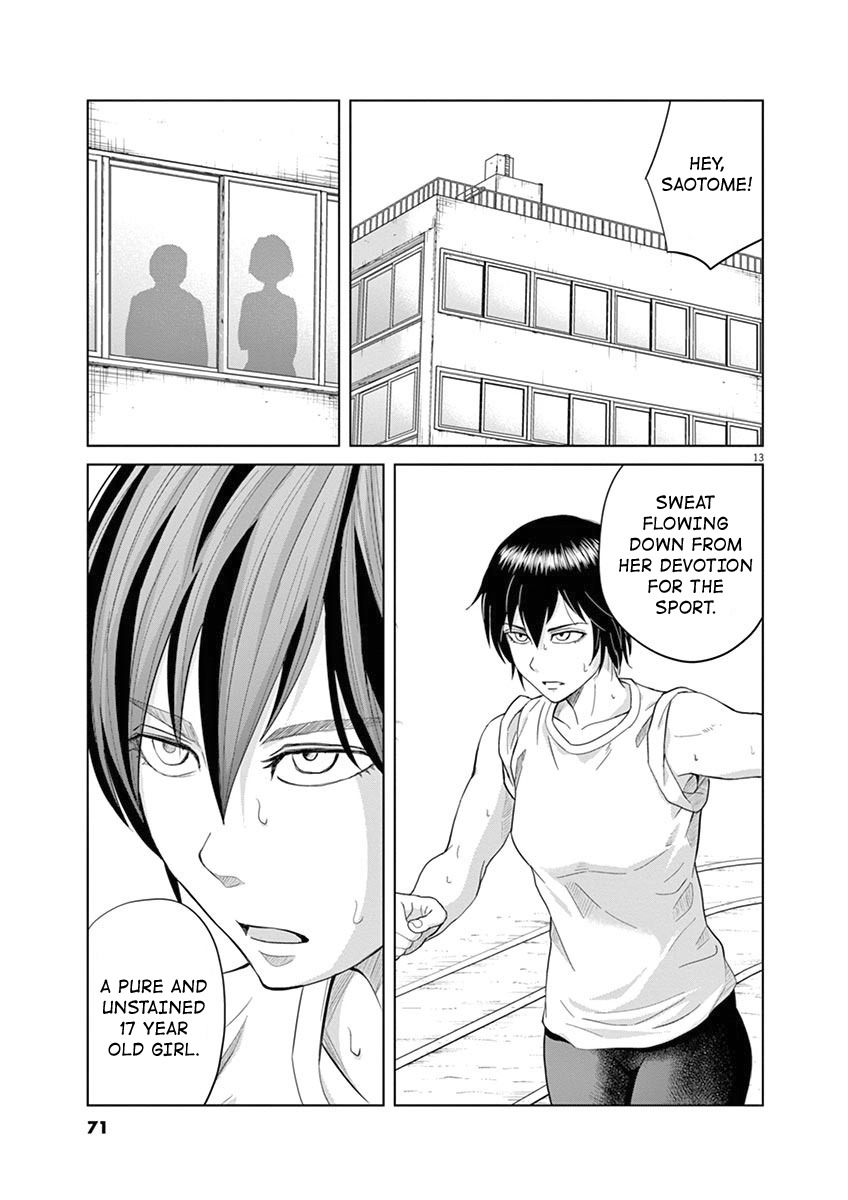 Saotome Girl, Hitakakusu Chapter 4 page 12 - Chapter 4: Saotome-Senshu, Runs Laps