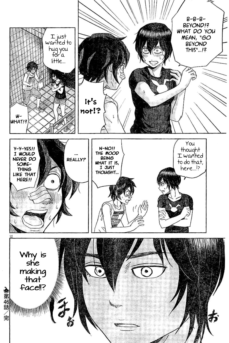 Saotome Girl, Hitakakusu Chapter 46 page 12 - Chapter 46: Saotome-Senshu, Pushing Down