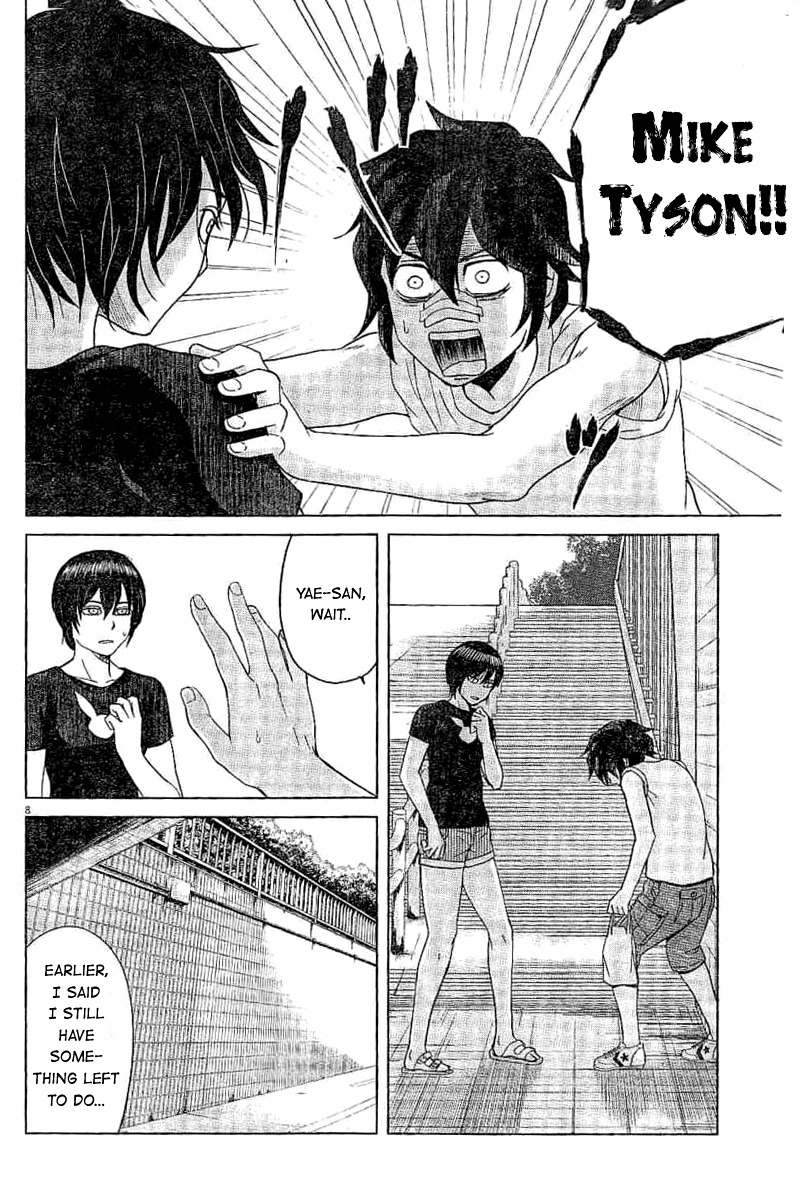 Saotome Girl, Hitakakusu Chapter 46 page 8 - Chapter 46: Saotome-Senshu, Pushing Down