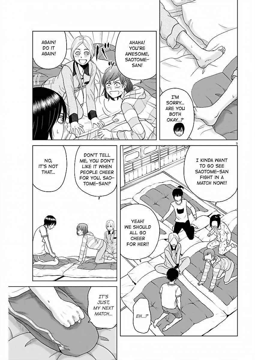 Saotome Girl, Hitakakusu Chapter 57 page 9 - Chapter 57: Saotome-Senshu, Suplex