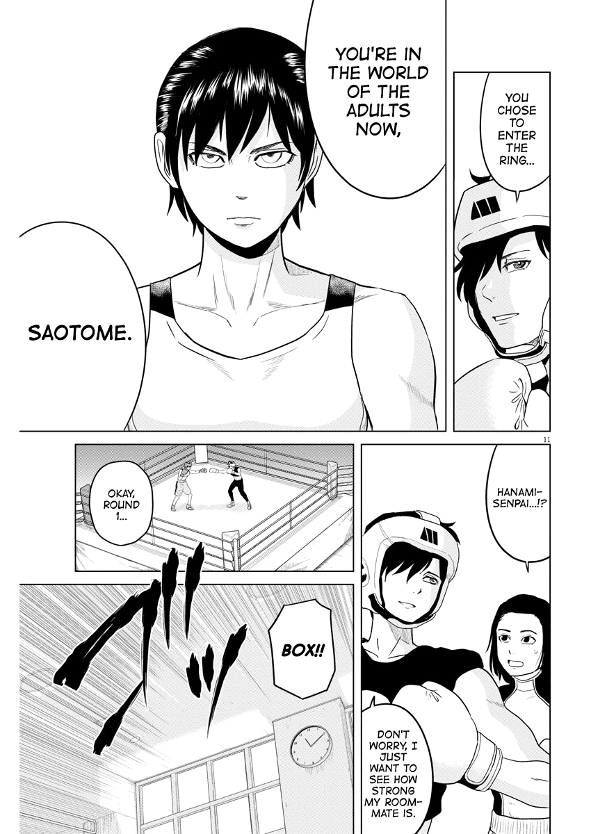 Saotome Girl, Hitakakusu Chapter 78 page 11 - Chapter 78: Saotome Senshu, Invisible Chair