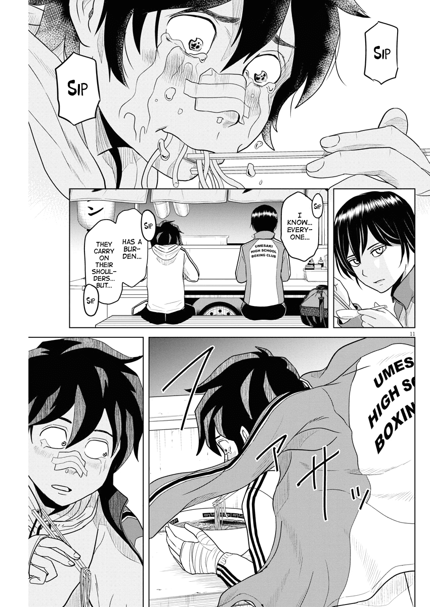 Saotome Girl, Hitakakusu Chapter 84 page 11 - Chapter 84: Saotome Senshu, Let's Eat