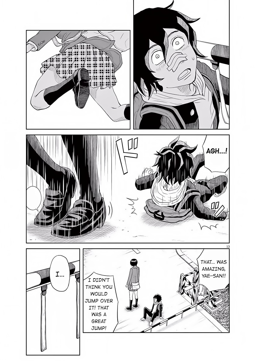 Saotome Girl, Hitakakusu Chapter 9.5 page 13 - Chapter 9.5: Saotome-Senshu Takes A Leap