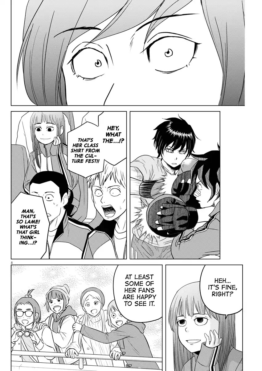 Saotome Girl, Hitakakusu Chapter 91 page 8 - Chapter 91: Saotome Senshu, Knock Out