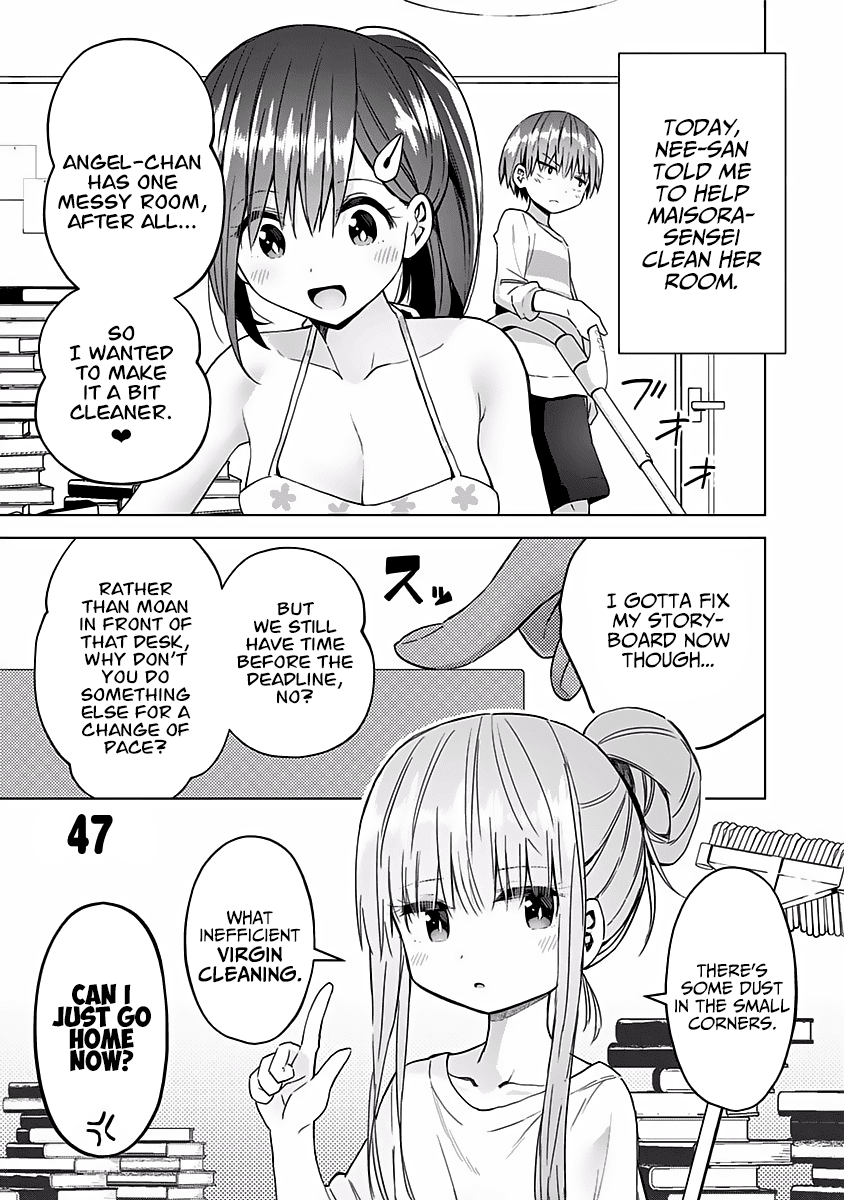 Saotome Shimai Ha Manga no Tame Nara!? Chapter 47 page 2 - Chapter 47: If Maisora Angel does it for cleaning!?