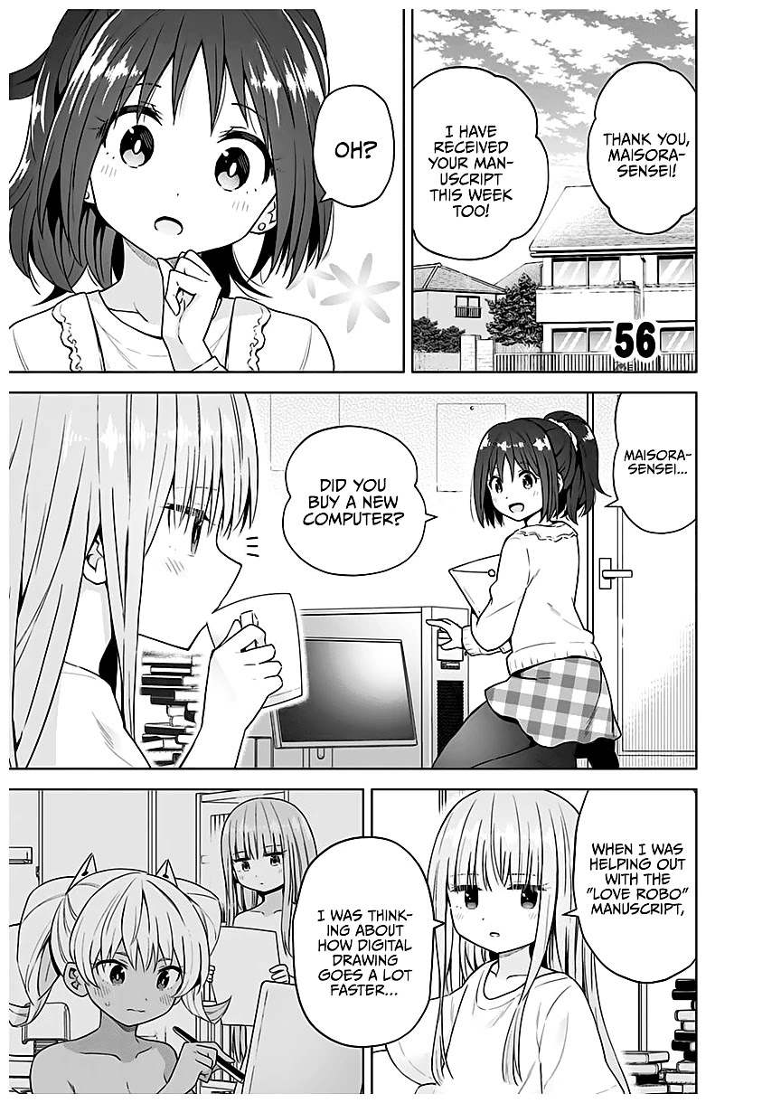 Saotome Shimai Ha Manga no Tame Nara!? Chapter 56 page 8 - Chapter 56: If Maisora Angel does it for digital?!