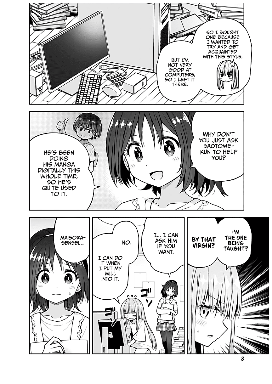 Saotome Shimai Ha Manga no Tame Nara!? Chapter 56 page 9 - Chapter 56: If Maisora Angel does it for digital?!