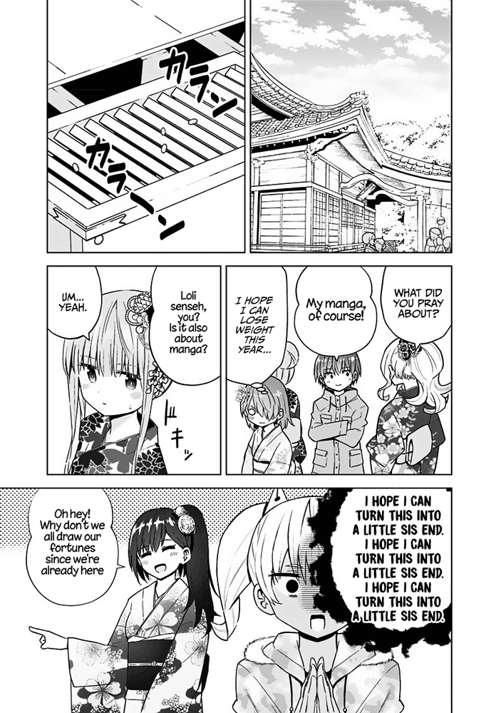 Saotome Shimai Ha Manga no Tame Nara!? Chapter 67 page 8 - Chapter 67: If Saotome Kanon does it for the first temple visit!? ①