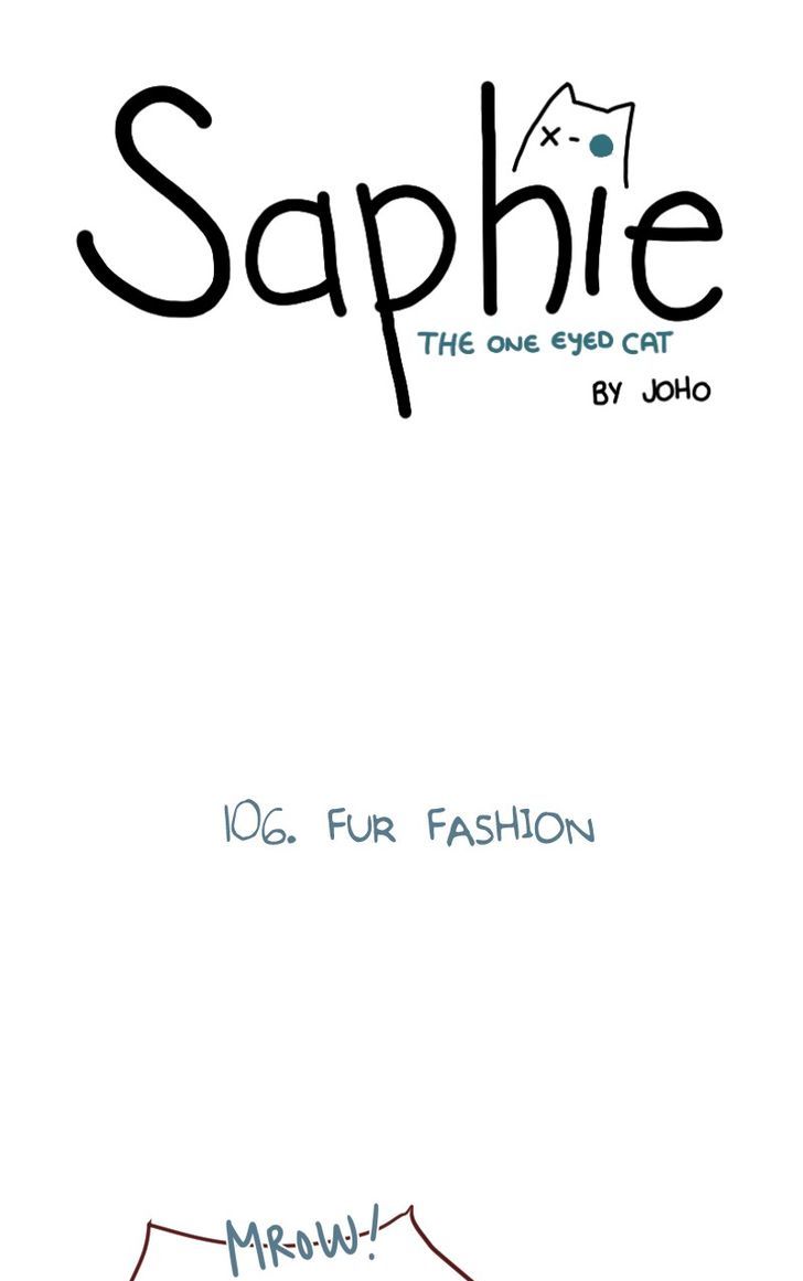 Saphie: The One-Eyed Cat Chapter 106 page 1 - Chapter 106