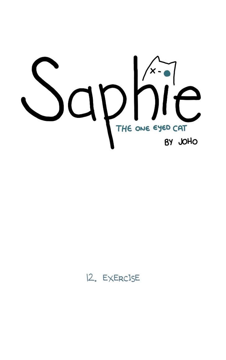 Saphie: The One-Eyed Cat Chapter 12 page 1 - Chapter 12 : Exercise