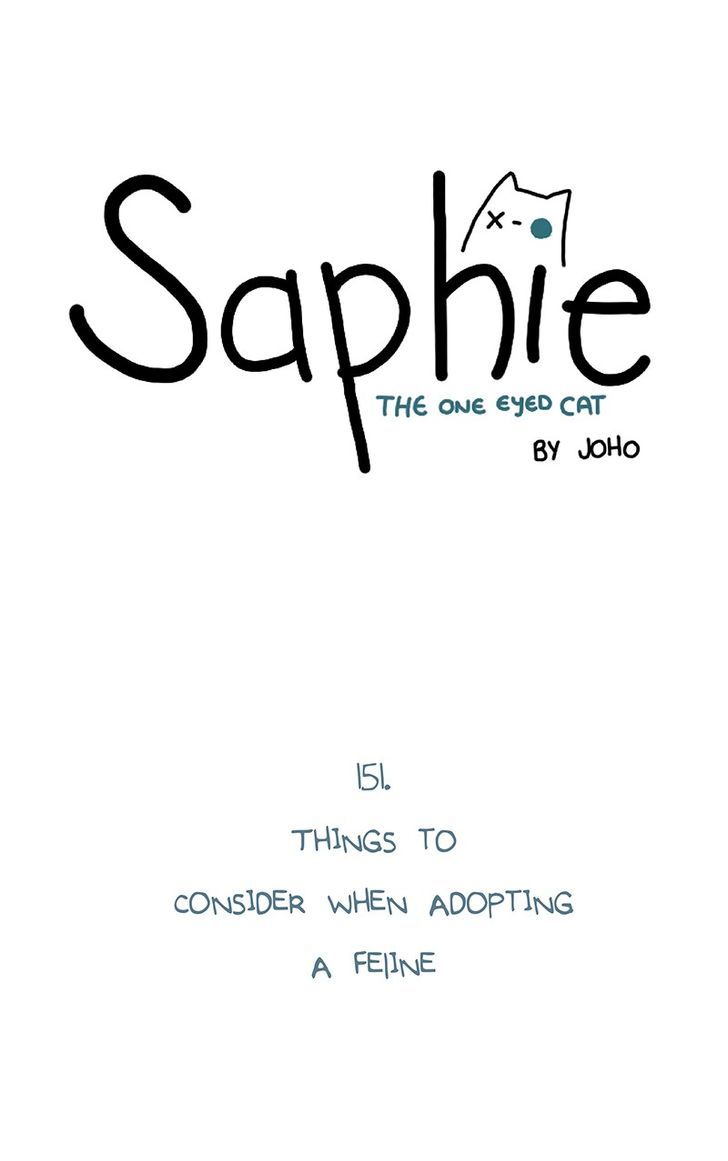 Saphie: The One-Eyed Cat Chapter 151 page 1 - Chapter 151