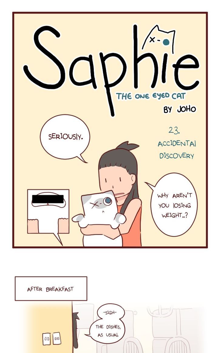Saphie: The One-Eyed Cat Chapter 23 page 1 - Chapter 23 : Accidental Discovery