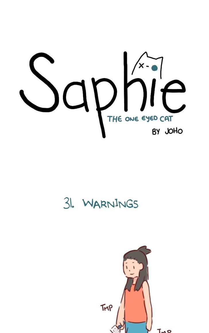 Saphie: The One-Eyed Cat Chapter 31 page 1 - Chapter 31