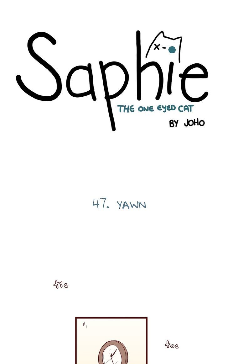 Saphie: The One-Eyed Cat Chapter 47 page 1 - Chapter 47