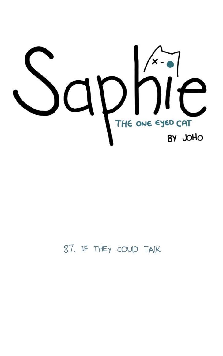 Saphie: The One-Eyed Cat Chapter 87 page 1 - Chapter 87