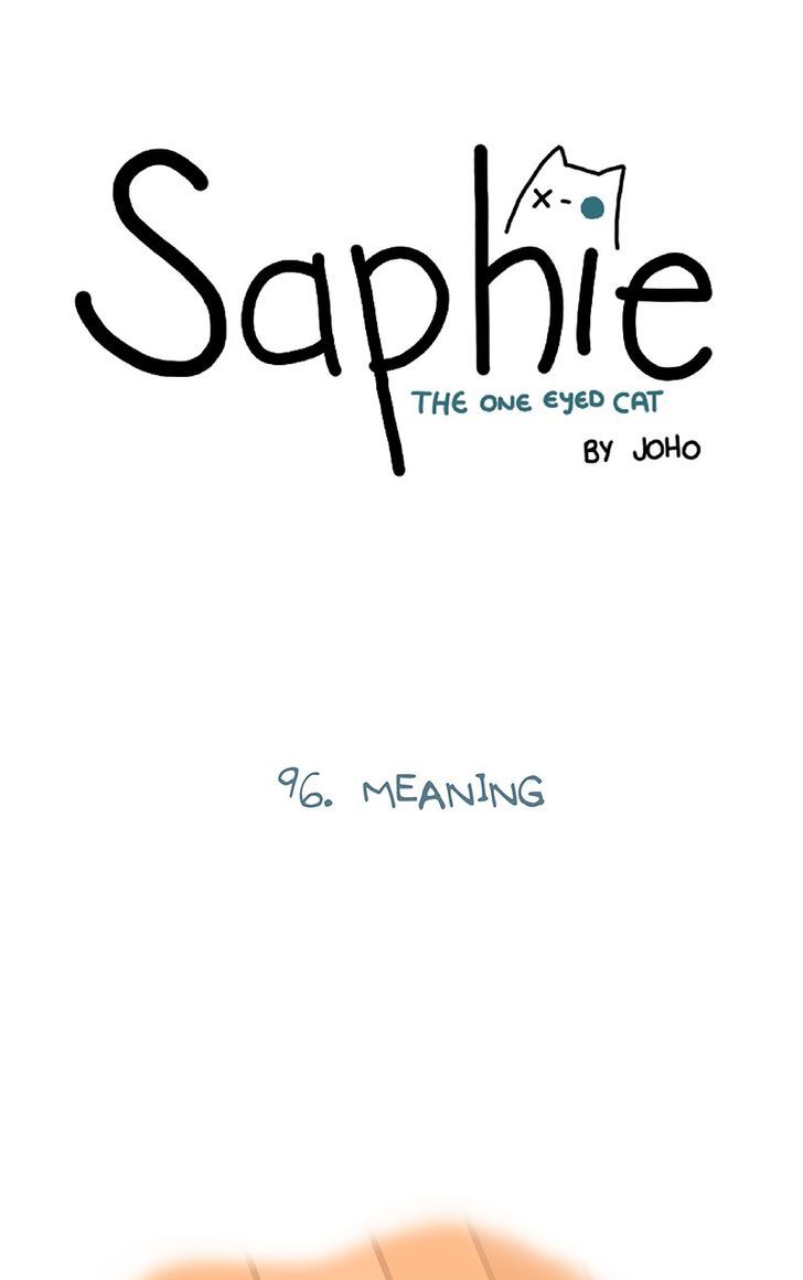 Saphie: The One-Eyed Cat Chapter 96 page 1 - Chapter 96