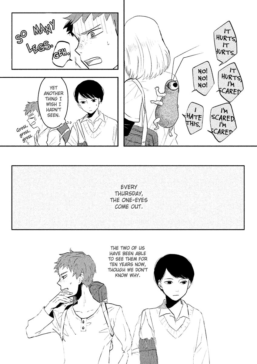 Saraba, Yasashii Yuuzuru Chapter 1 page 9 - Chapter 1 : The One-Eyes Cry on Thursday