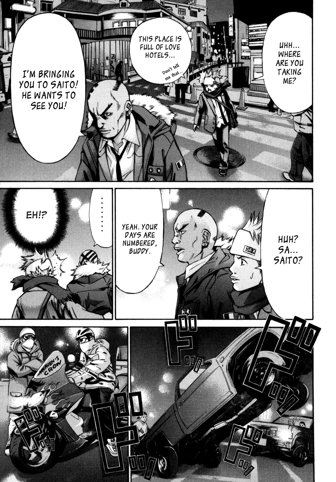 Saru Lock Chapter 26 page 14 - Chapter 26: The City's Crow 1
