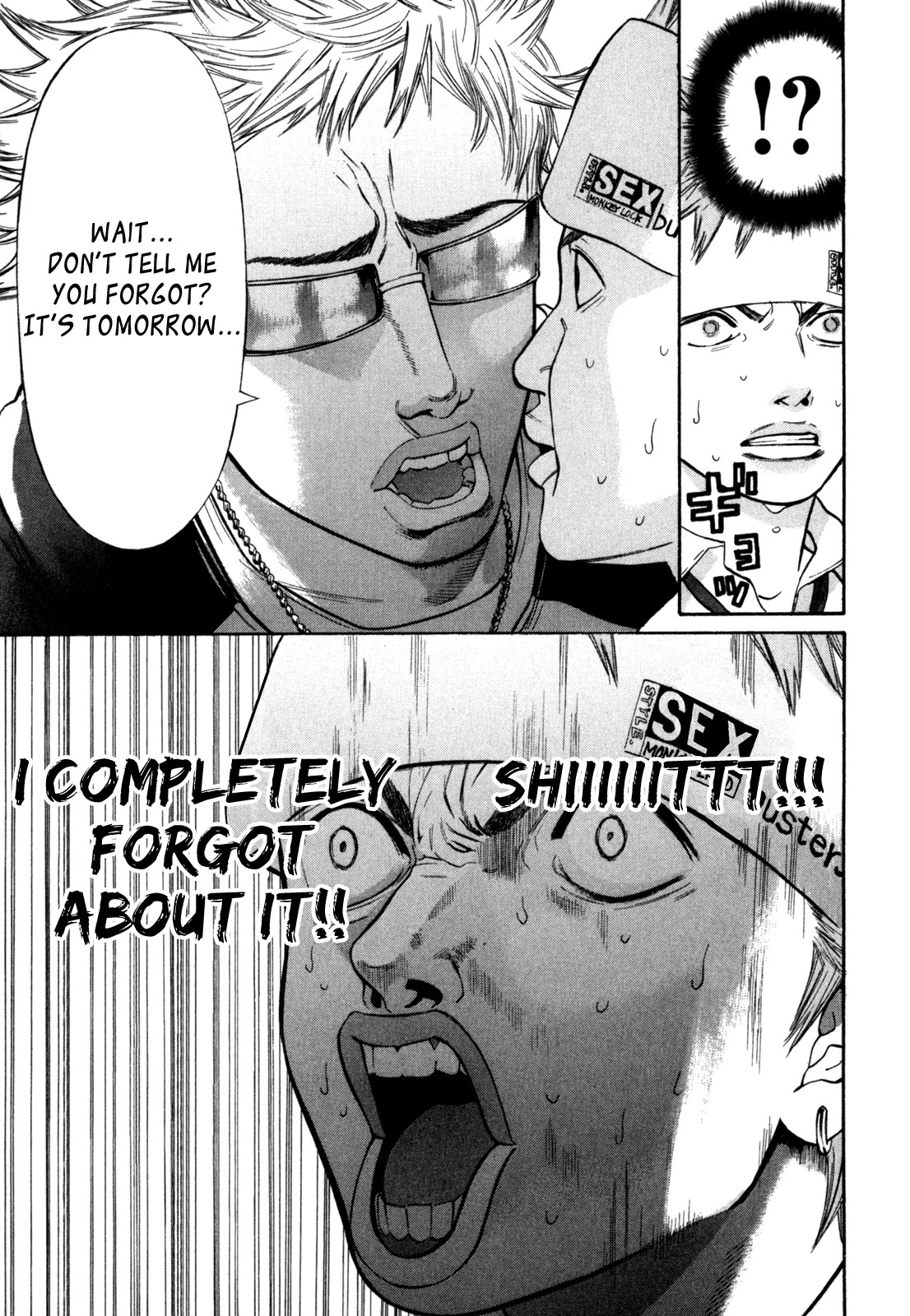 Saru Lock Chapter 29 page 15 - Chapter 29: The Night Before the Big Shock!!