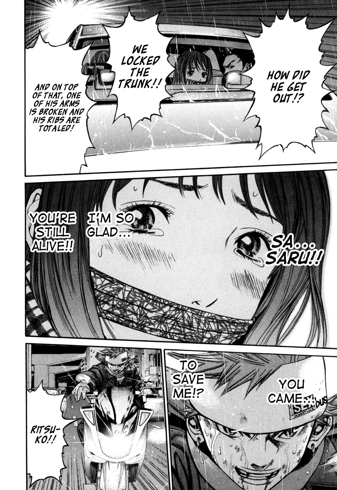 Saru Lock Chapter 36 page 12 - Chapter 36: Going South on Route 246!!