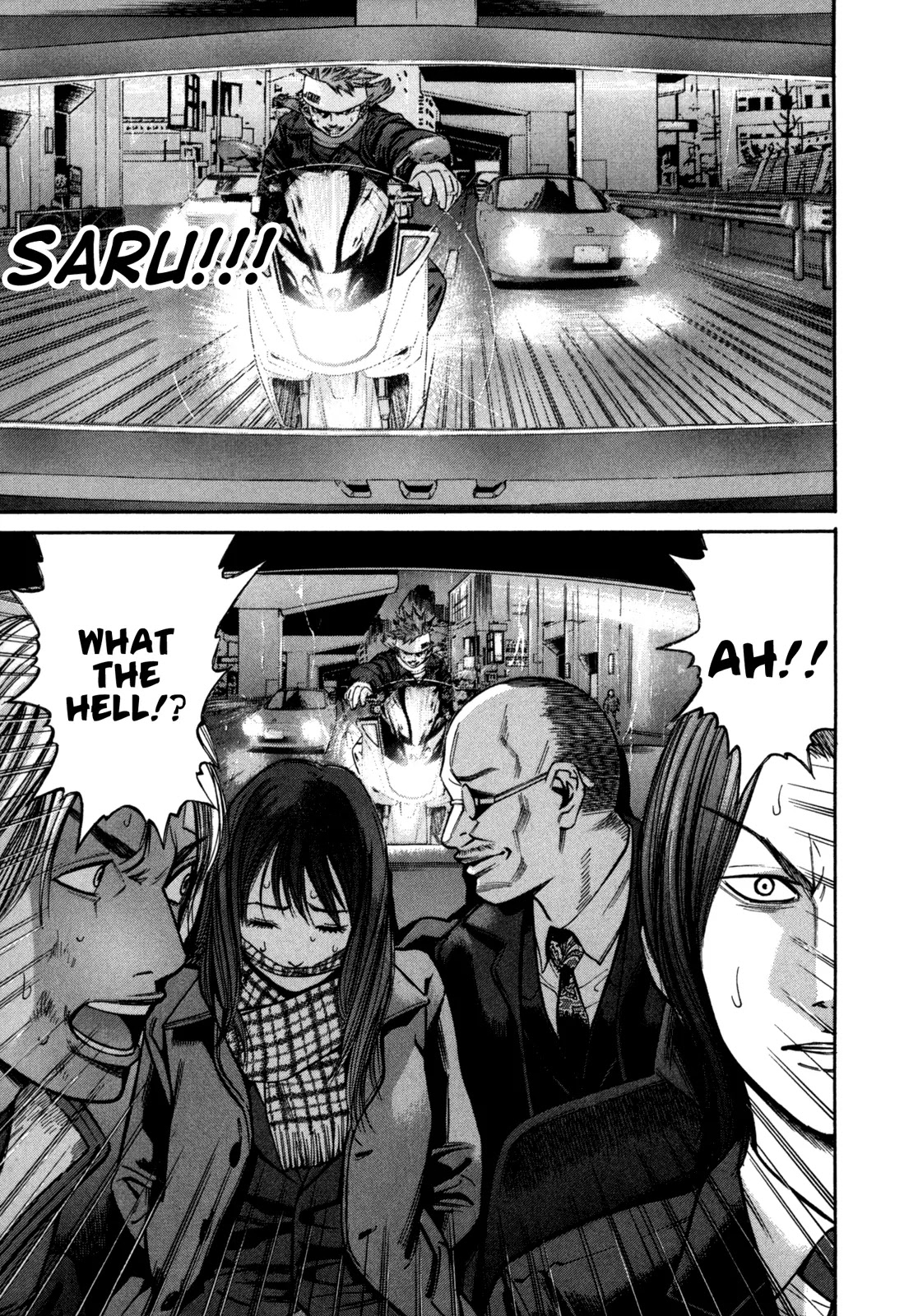Saru Lock Chapter 36 page 9 - Chapter 36: Going South on Route 246!!