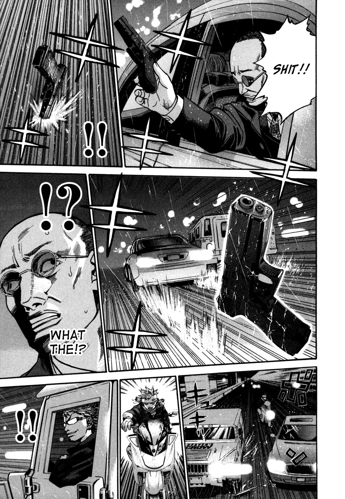 Saru Lock Chapter 37 page 14 - Chapter 37: Christmas Eve Car Chase (1)
