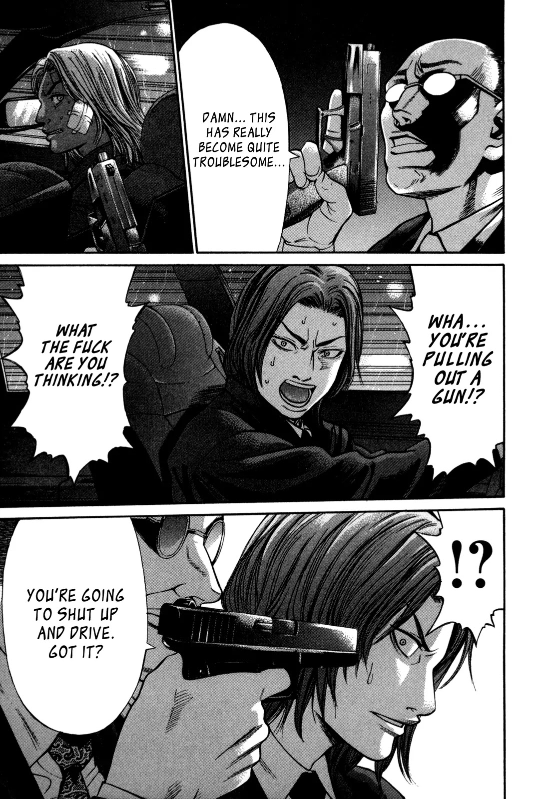 Saru Lock Chapter 37 page 3 - Chapter 37: Christmas Eve Car Chase (1)