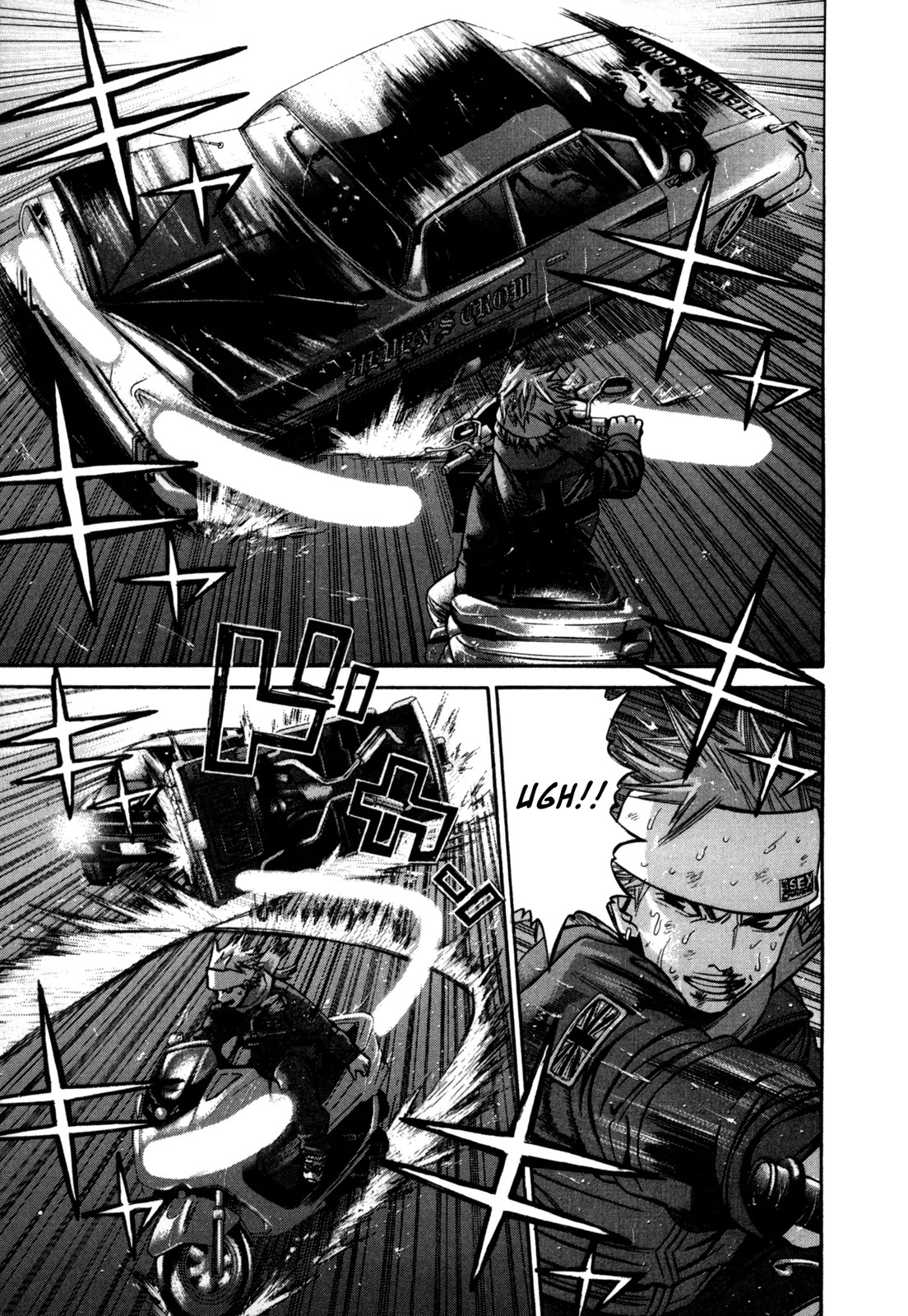 Saru Lock Chapter 37 page 9 - Chapter 37: Christmas Eve Car Chase (1)