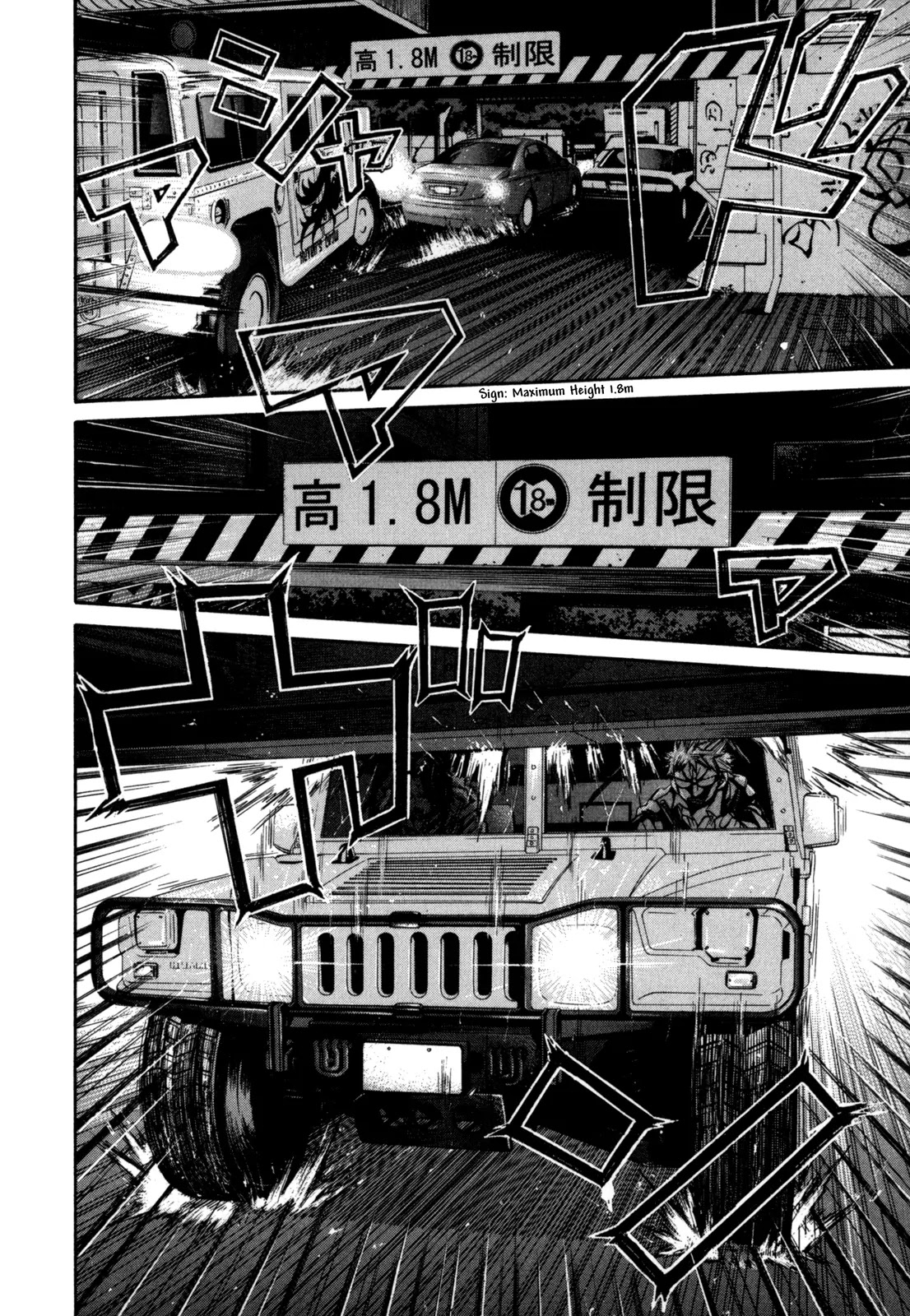 Saru Lock Chapter 38 page 8 - Chapter 38: Christmas Eve Car Chase!! (2)