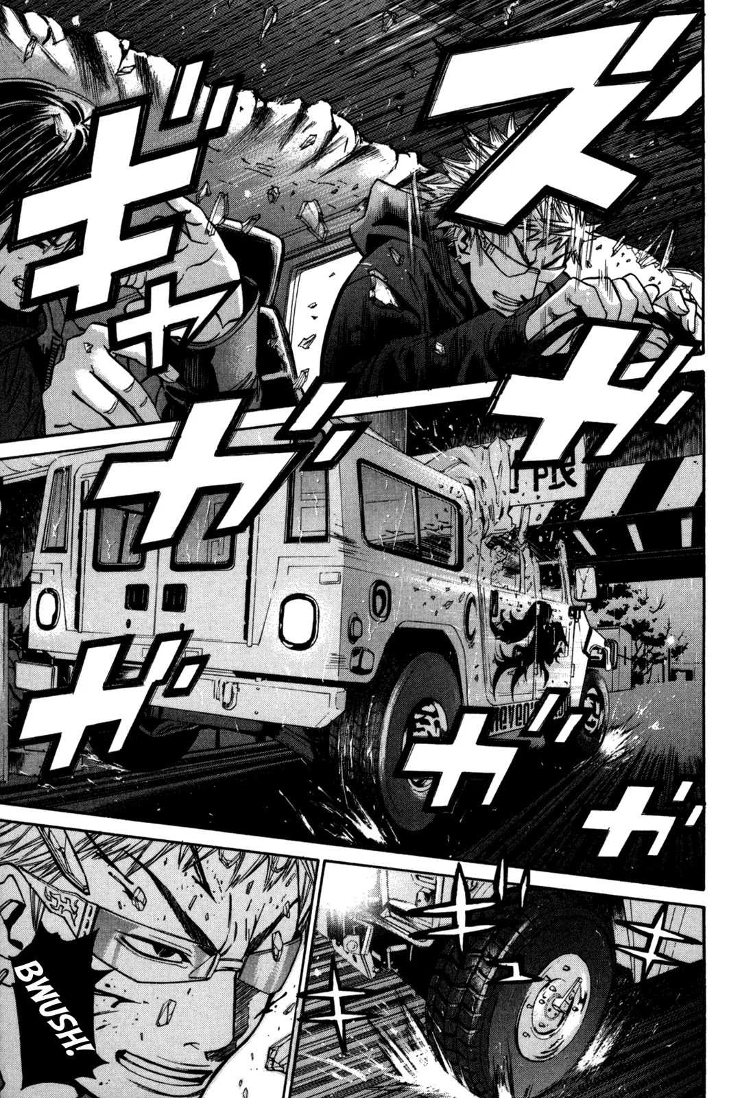 Saru Lock Chapter 38 page 9 - Chapter 38: Christmas Eve Car Chase!! (2)