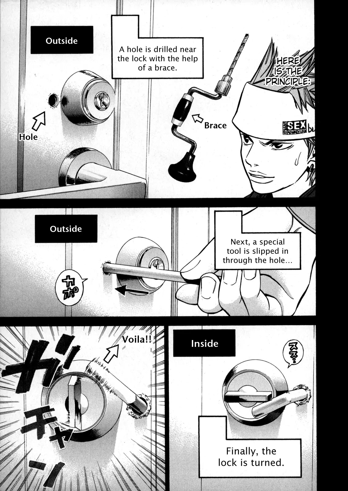 Saru Lock Chapter 48 page 9 - Chapter 48: Saru, the detective!!