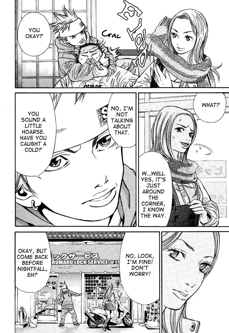 Saru Lock Chapter 53 page 13 - Chapter 53: A Young Women In The City!!
